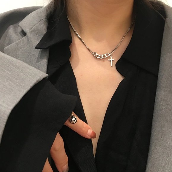 *NEW 925 Sterling Silver Vintage Cross Necklace - Picture 13 of 16